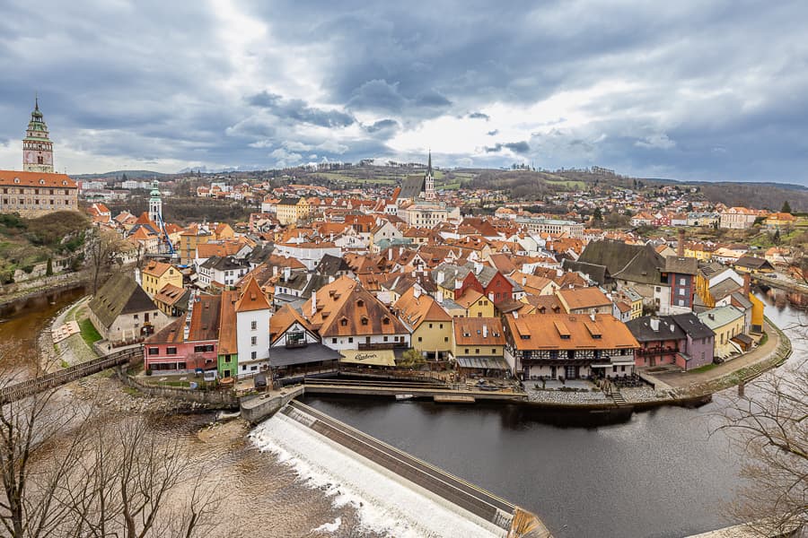 CK小鎮-庫倫洛夫Český Krumlov伏爾塔瓦河環抱這庫倫洛夫老城區