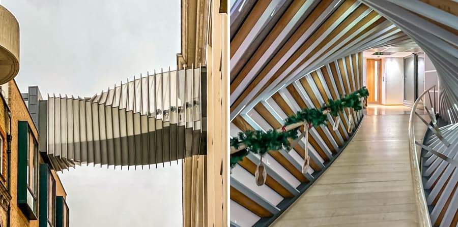 連結皇家芭蕾舞團學校和皇家歌劇院的空中通道