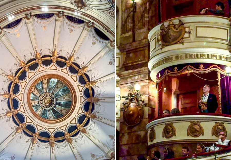 倫敦科利瑟姆劇院(London Coliseum)豪華古典的內部裝潢
