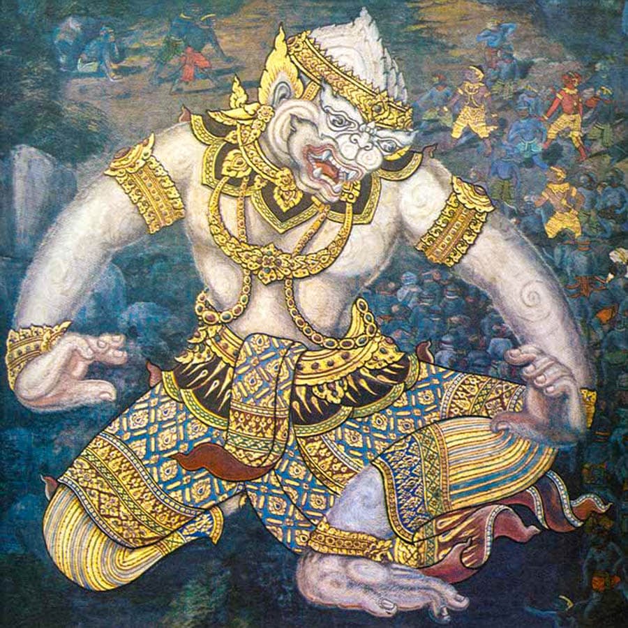 《羅摩衍那》中的猴神哈奴曼