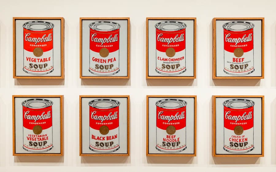 普普藝術安迪沃荷作品-坎貝爾濃湯罐頭