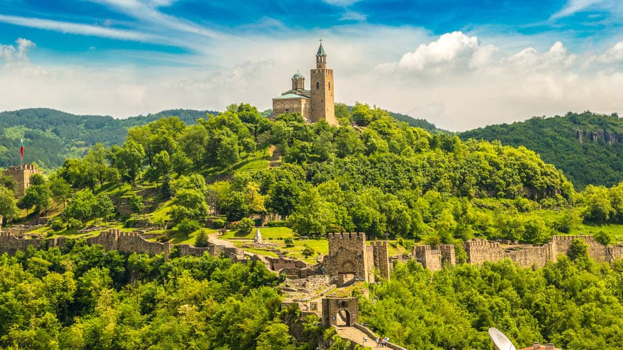 保加利亞大特爾諾沃(Veliko Tarnovo)的察雷維茨要塞(Tsarevets Fortress,或稱查雷威茲城堡)