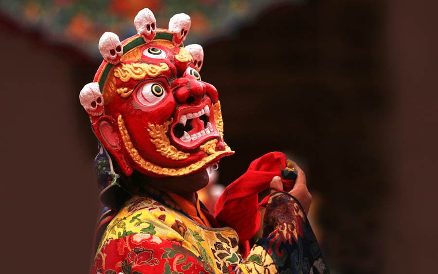 不丹策秋節嗆姆舞