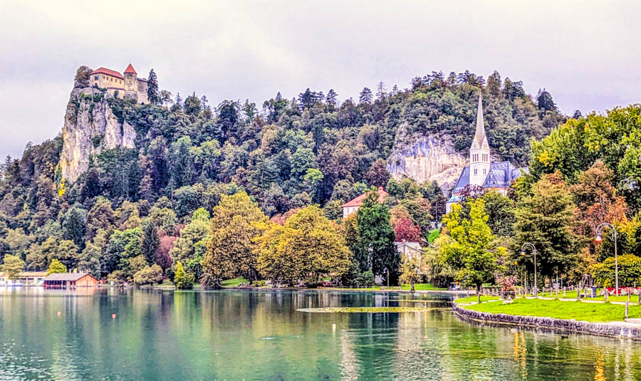 斯洛維尼亞-布雷德湖-晴天旅遊