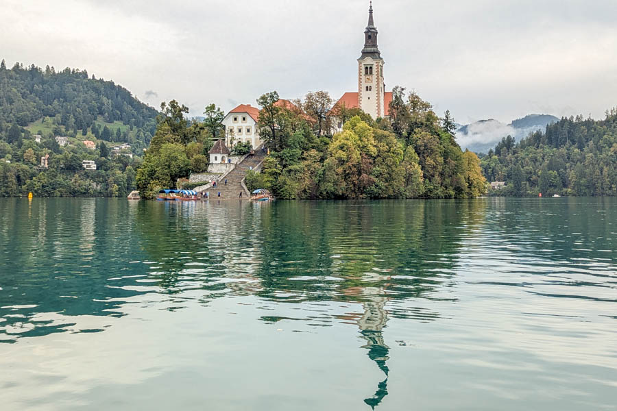 斯洛維尼亞-布雷德湖-晴天旅遊