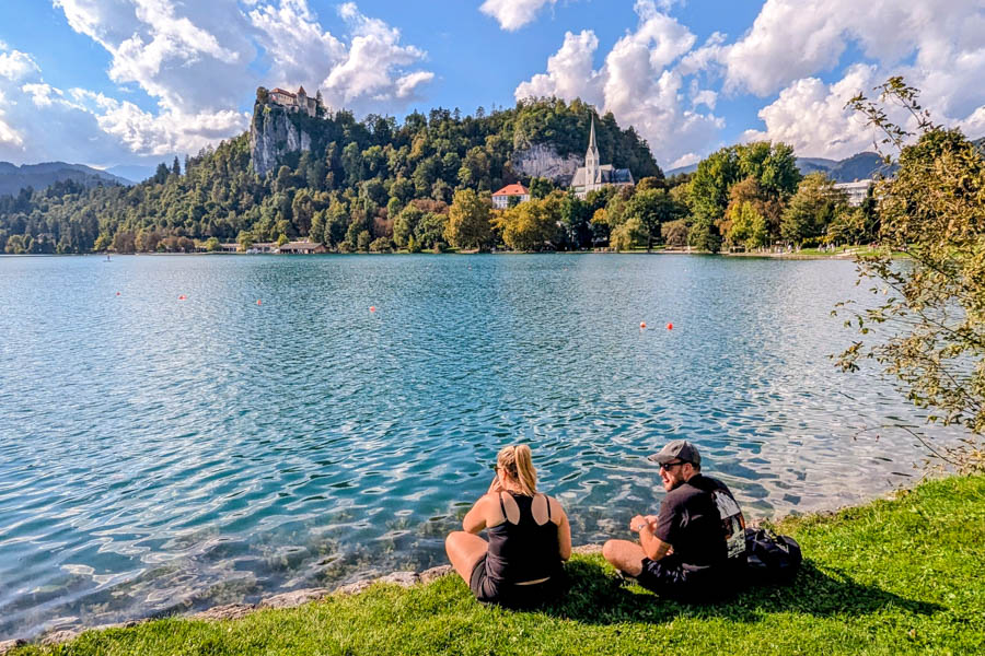 斯洛維尼亞-布雷德湖-晴天旅遊
