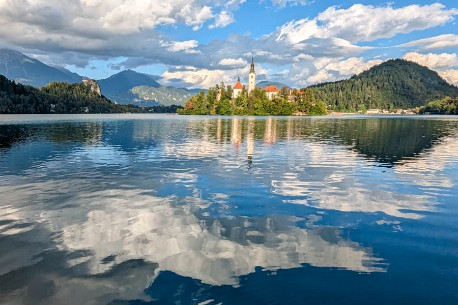 斯洛維尼亞-布雷德湖-晴天旅遊