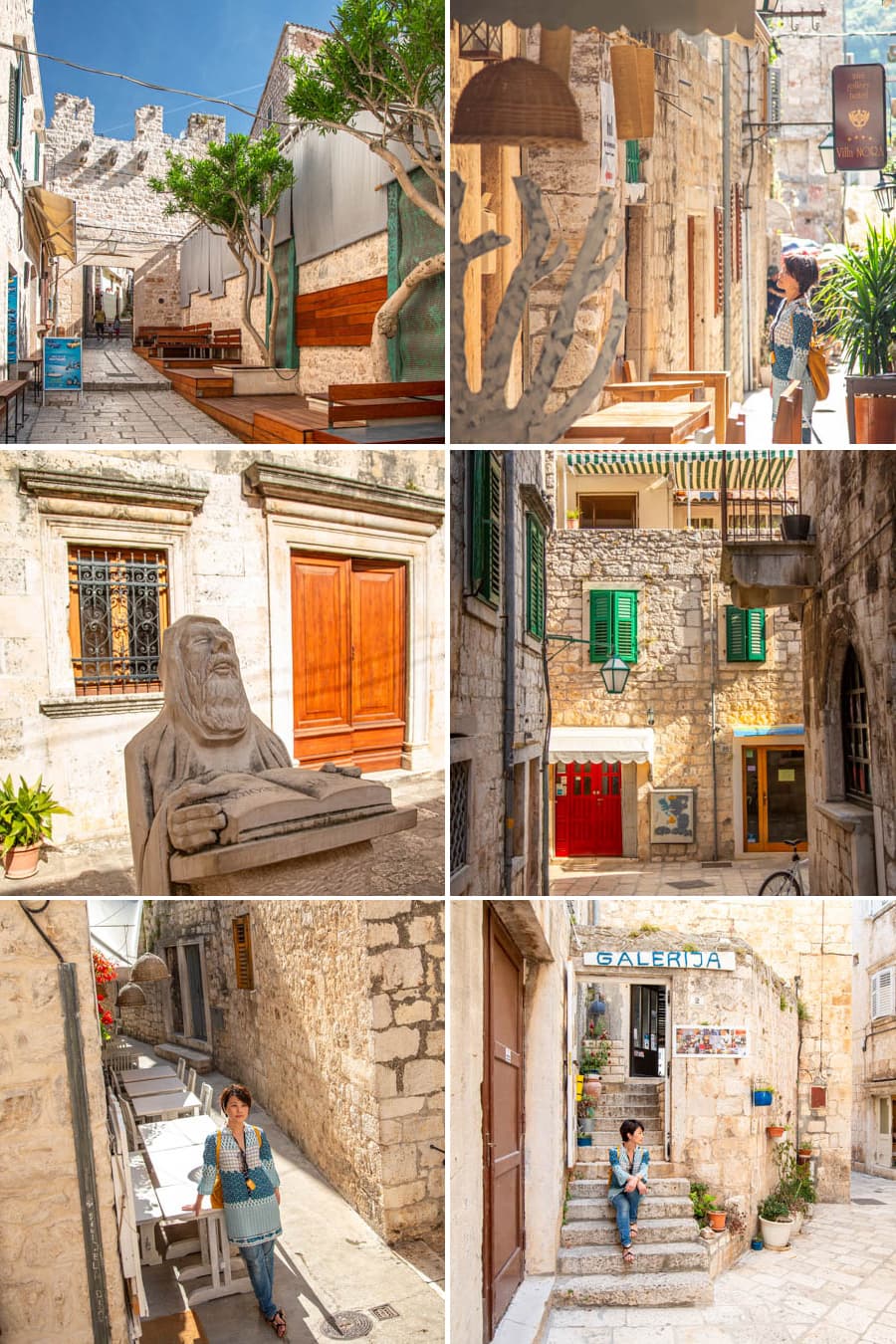 克羅埃西亞赫瓦島的石造巷弄古樸有味