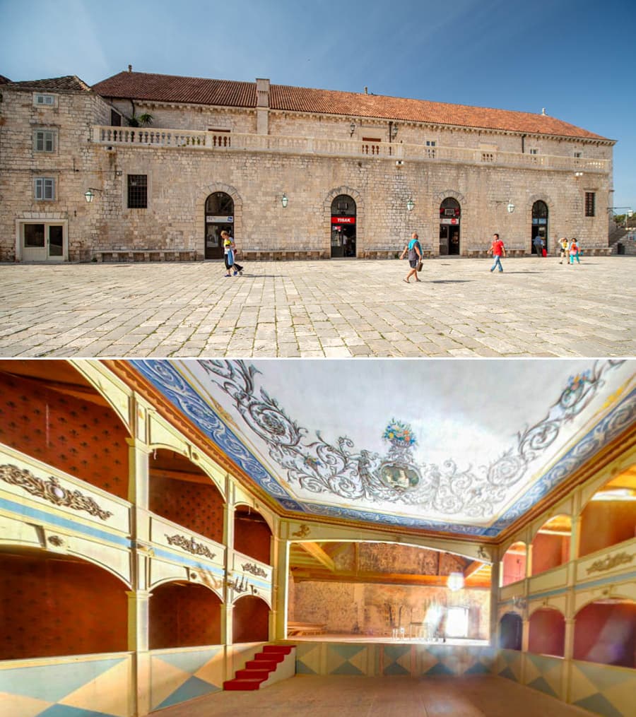 赫瓦島軍械庫的二樓是歐洲最早的公共劇院