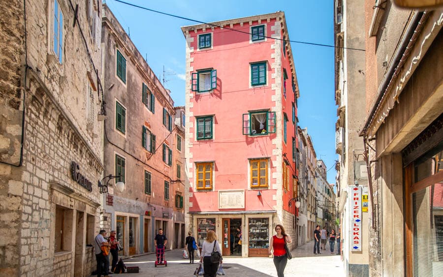 克羅埃西亞旭本尼克老城區