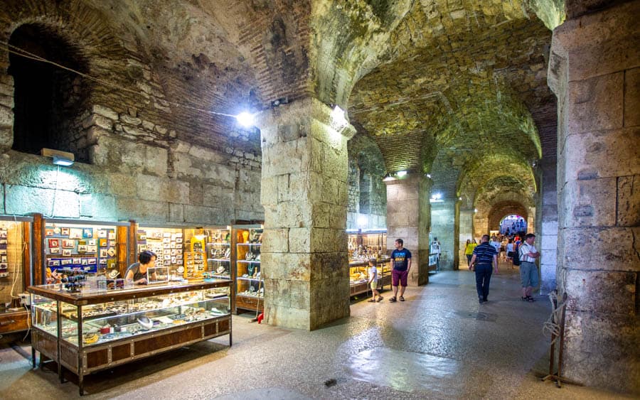 克羅埃西亞史普利特戴克里先宮地窖