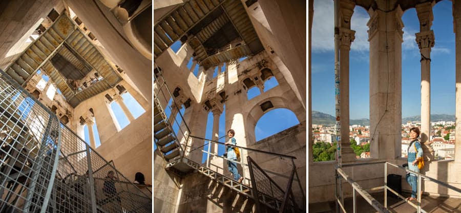 鐘樓又陡又窄的階梯