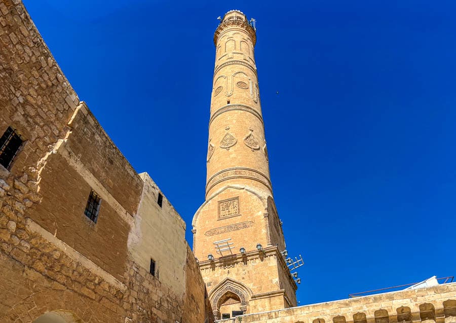 土耳其馬爾丁清真寺雄偉宣禮塔