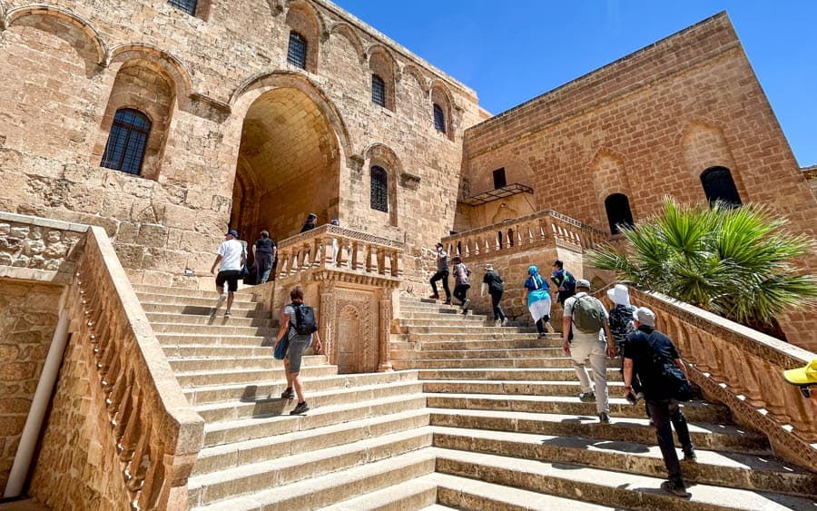 土耳其莫爾哈南約修道院氣派階梯