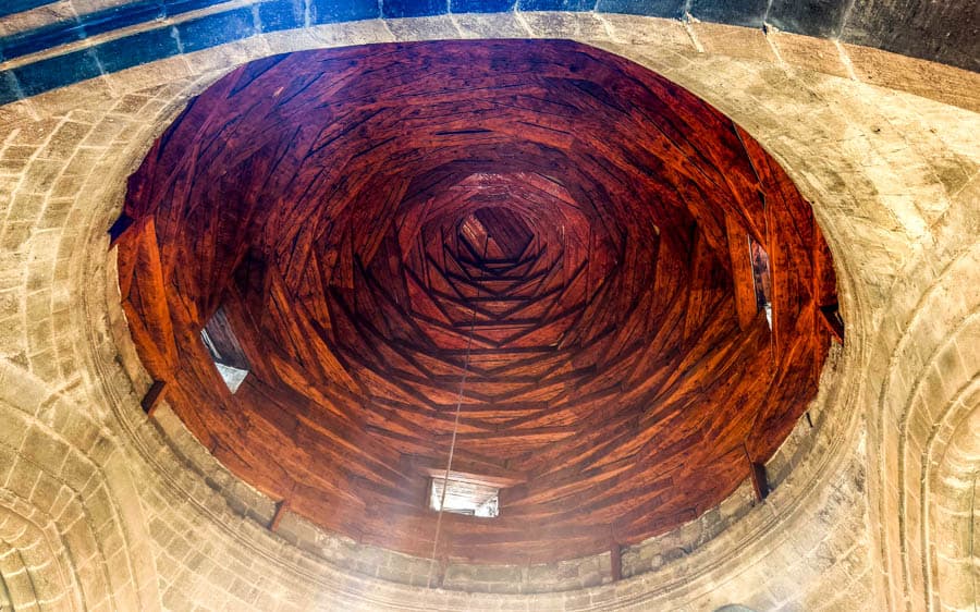 土耳其埃爾祖魯姆烏魯清真寺,特殊的木樑燕子圓頂結構