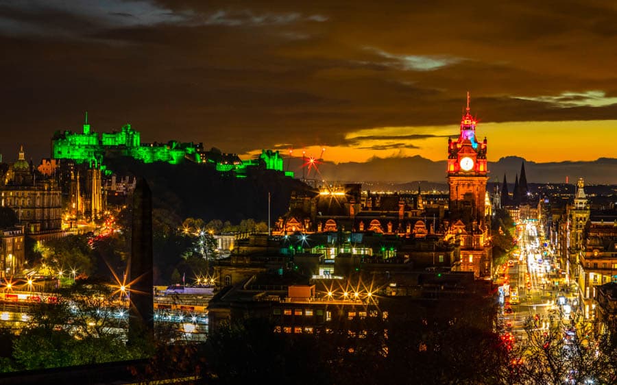 愛丁堡夜遊