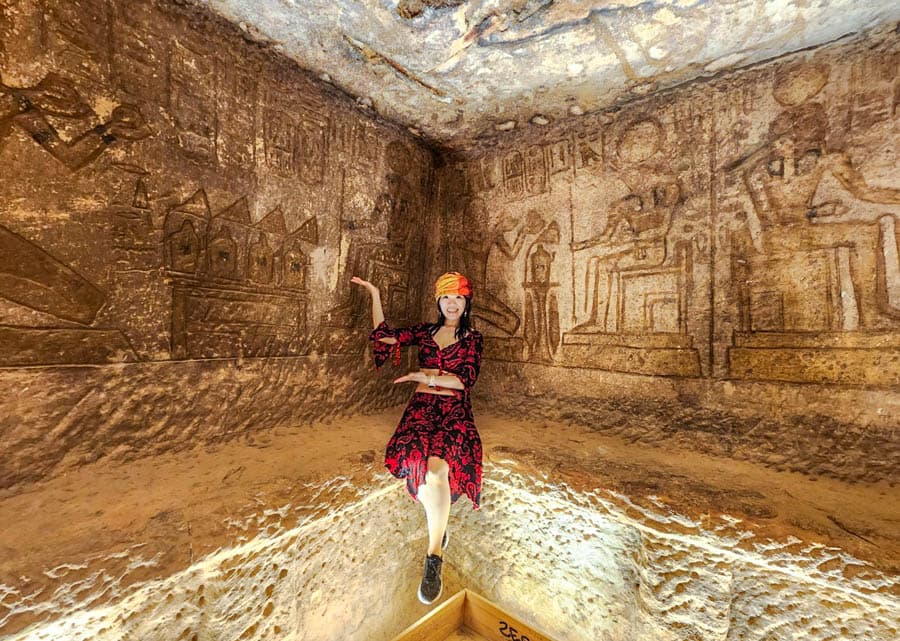 拉美西斯二世神殿內