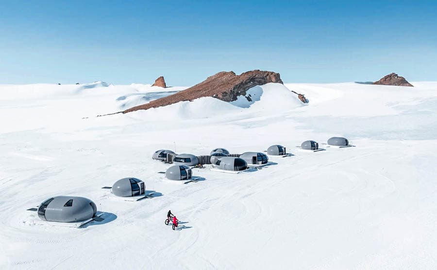 南極內陸知名的White Desert太空艙營地Echo Camp
