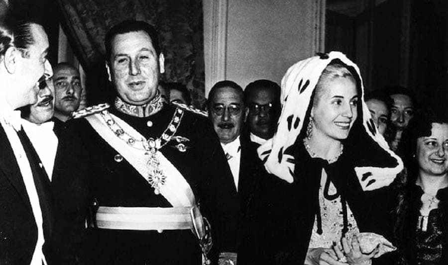 胡安在伊娃裴隆的力挺下贏得總統選舉