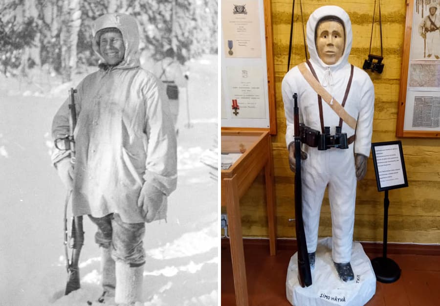 席摩·海赫(Simo Häyhä)成功狙擊542人,是二戰殲敵最多的狙擊手