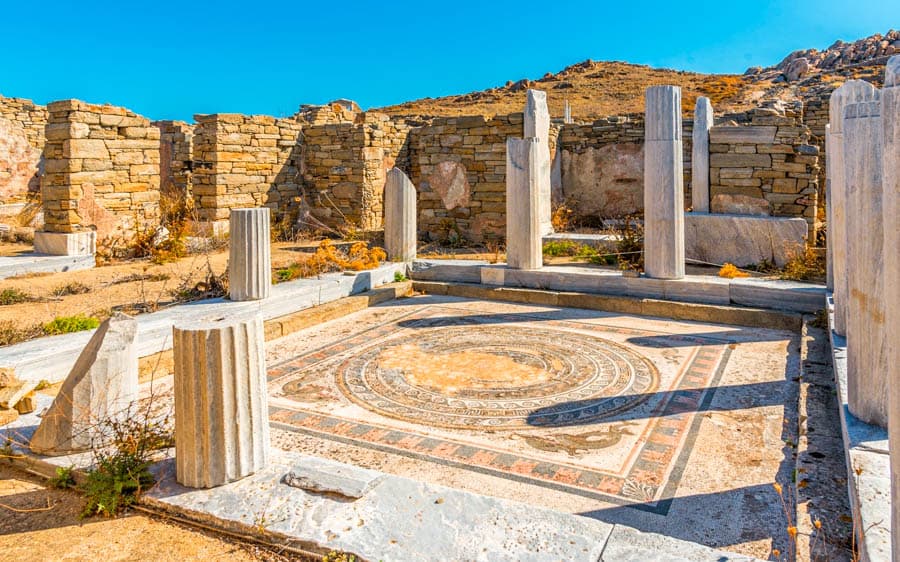 提洛斯馬賽克地板遺跡