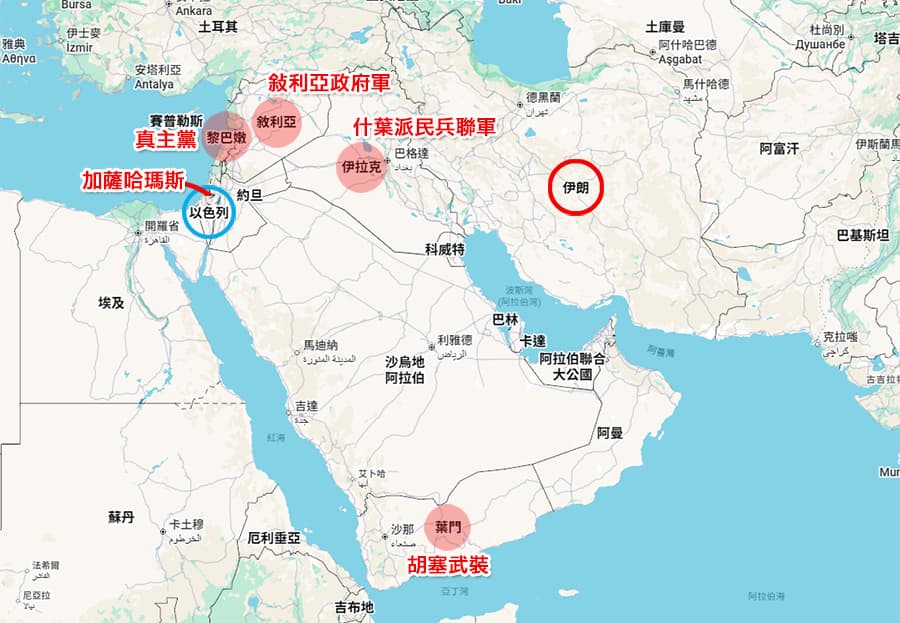 伊朗透過代理人戰爭將手伸到以色列面前