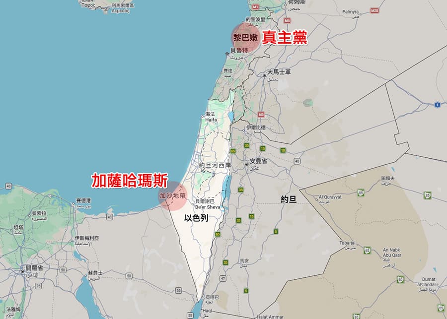 以色列南、北都遭受武裝威脅