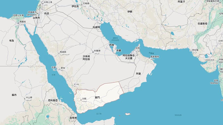 葉門掐住曼德海峽