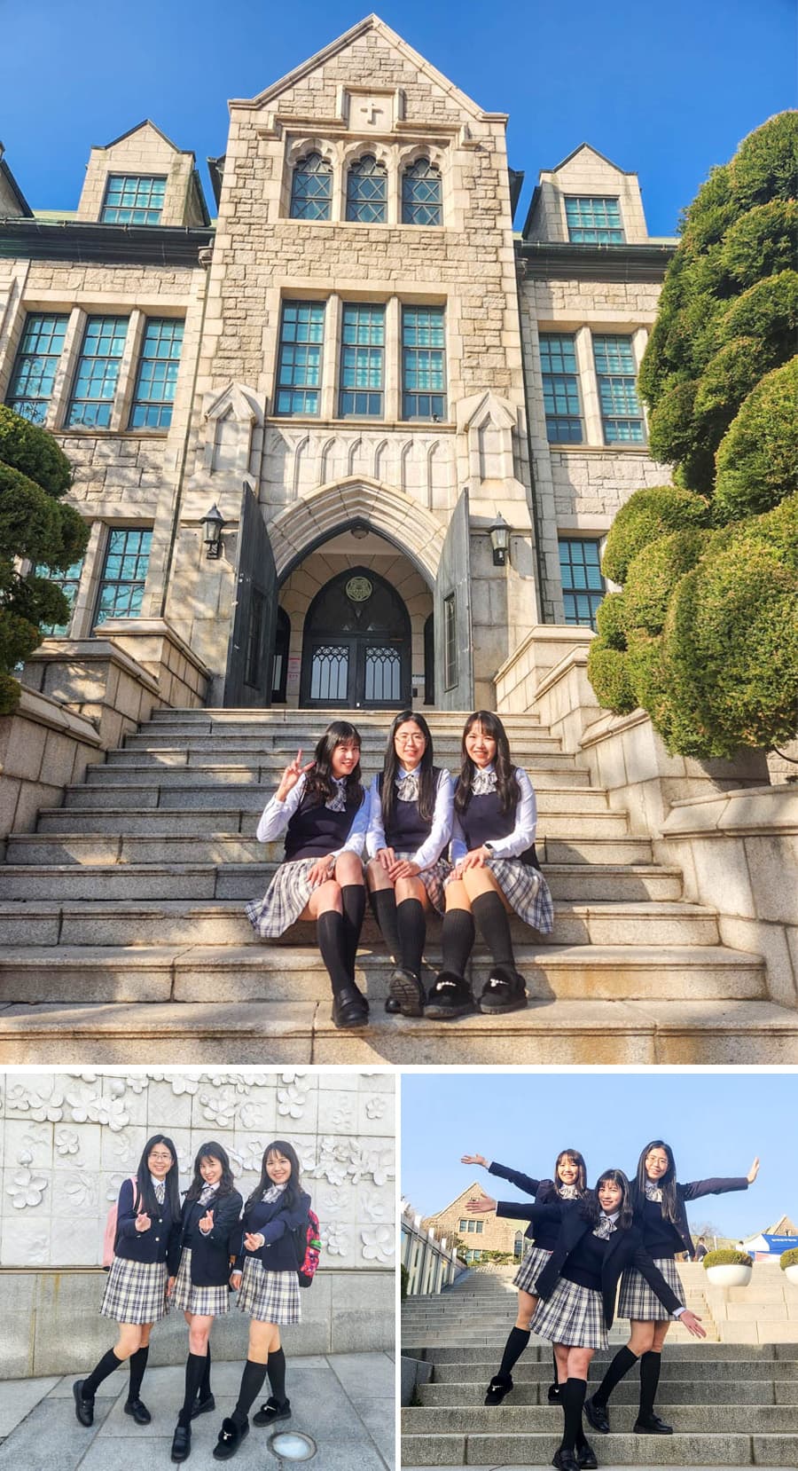梨花女子大學校園拍照