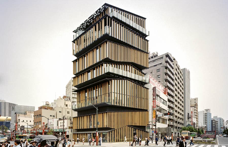 東京淺草觀光文化中心-隈研吾作品