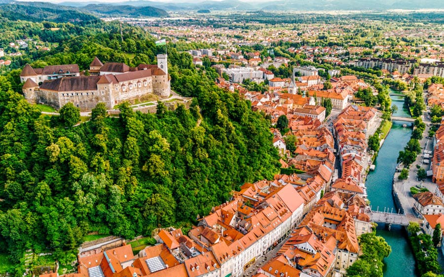 斯洛維尼亞首都盧比安納的制高點-盧比安納城堡