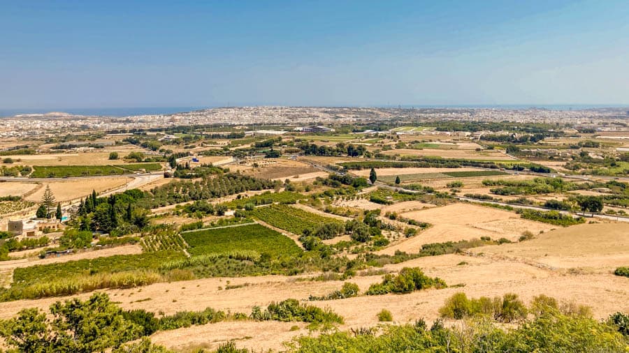 馬爾他_Mdina古城外景色