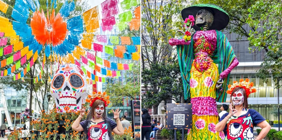 亡靈節期間改革大道變成卡翠娜伸展台