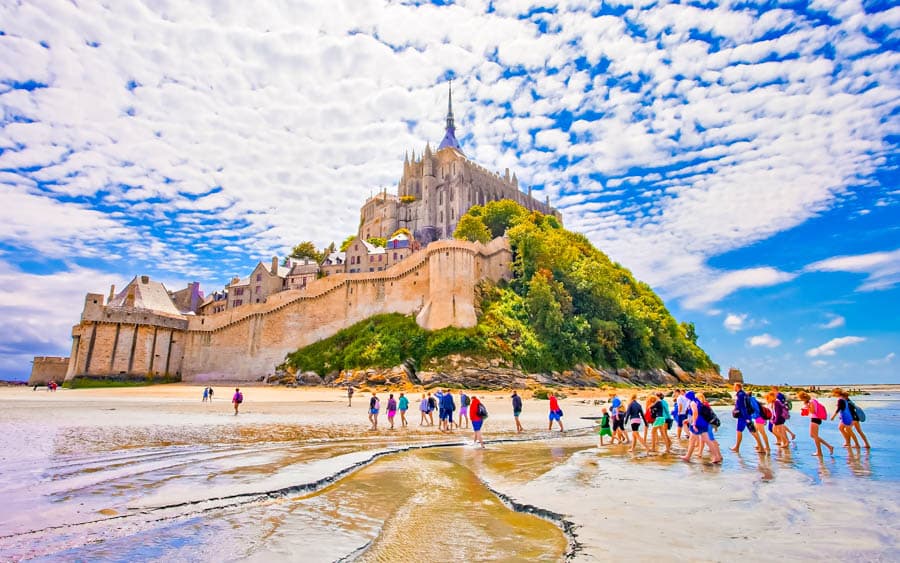 走到法國聖米歇爾山的人，等於重獲新生