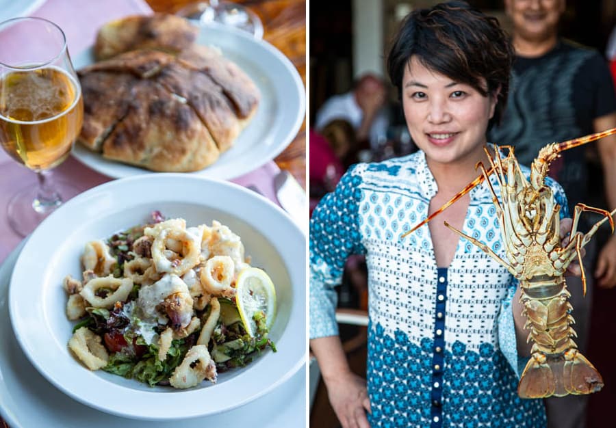 在黑山共和國布德瓦大啖海鮮餐