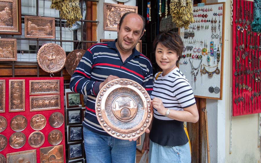 在慕斯塔爾市集購買的第一件伊斯蘭文化紀念品