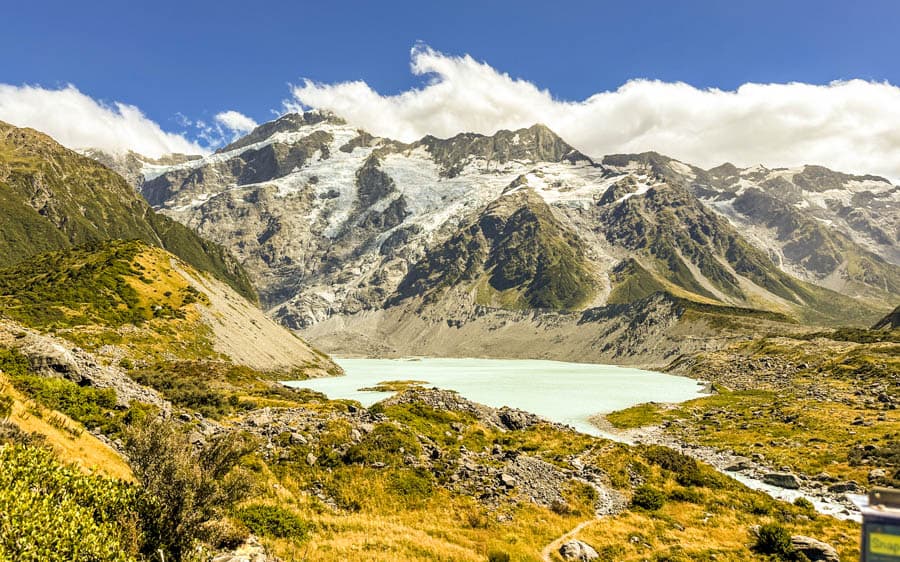 紐西蘭南島穆勒冰河湖