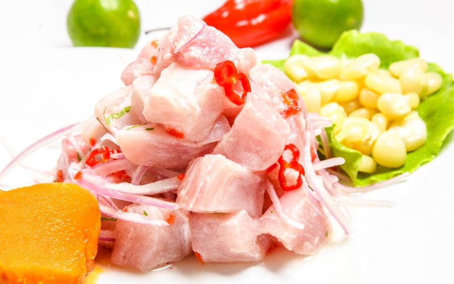 秘魯國菜-酸橘汁醃魚（Ceviche）