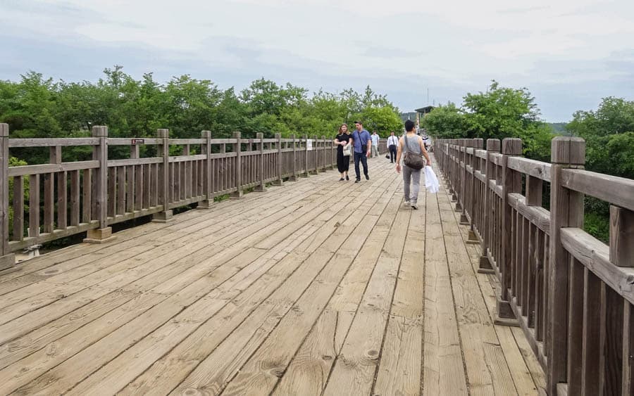 自由之橋,曾是韓戰後戰俘返回南韓的重要通道,見證朝鮮半島分裂的歷史