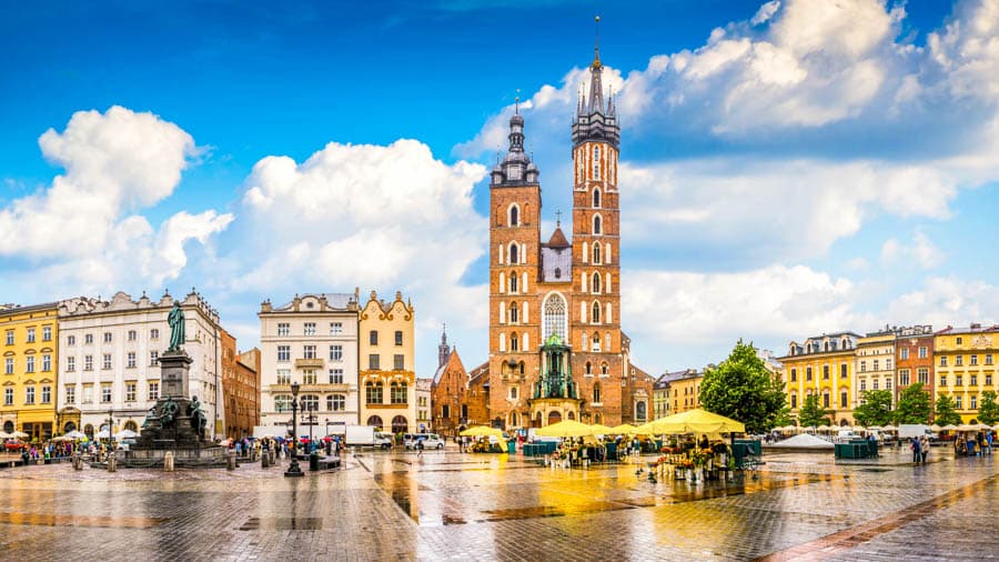 波蘭自助旅行:克拉科夫市集廣場