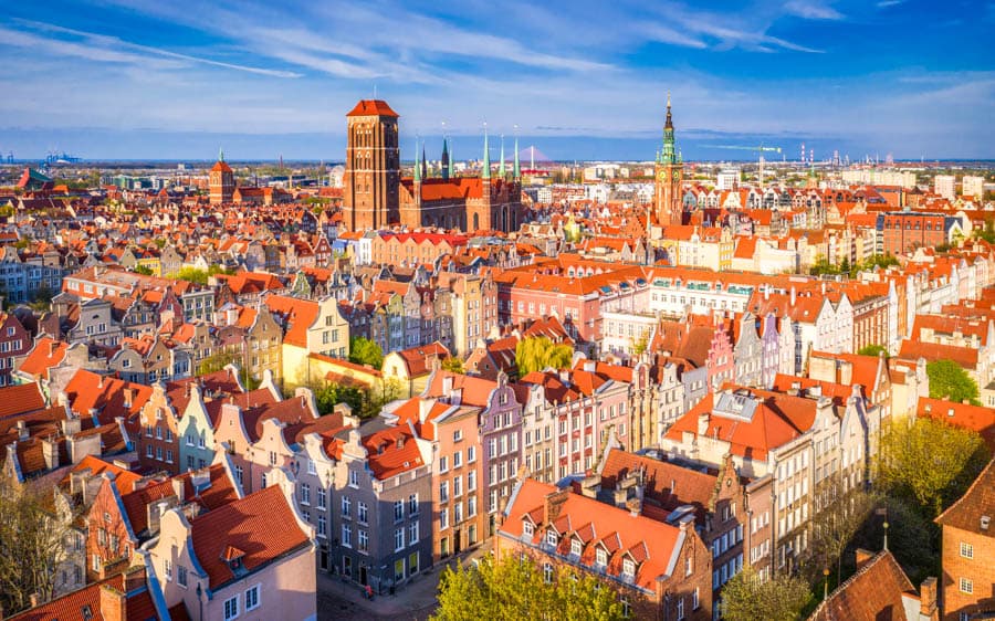 波蘭自助旅行:格但斯克城市景觀