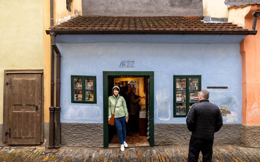 卡夫卡曾短暫住在黃金巷22號