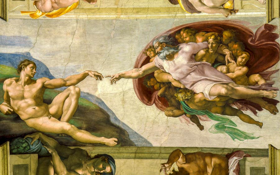 米開朗基羅《創造亞當》
