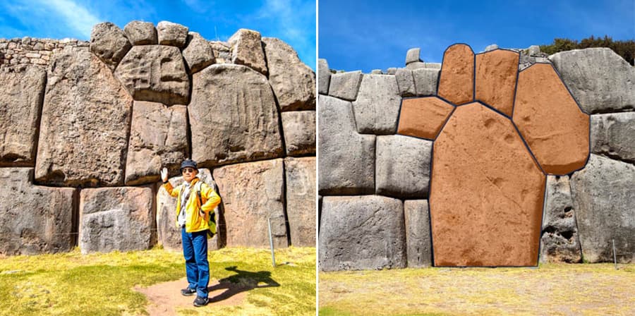 祕魯沙塞瓦曼(Sacsayhuamán)最具代表性的美洲獅之爪圖騰