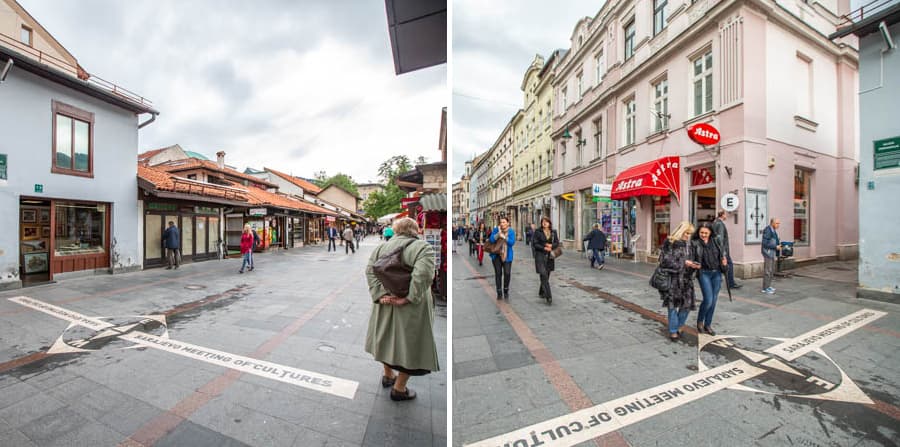 塞拉耶佛文化交匯處東西兩邊文明景觀皆相異