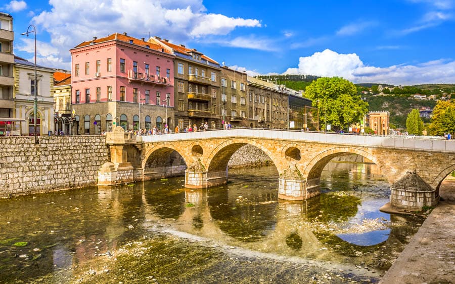 塞拉耶佛拉丁橋頭即為暗殺事件發生地