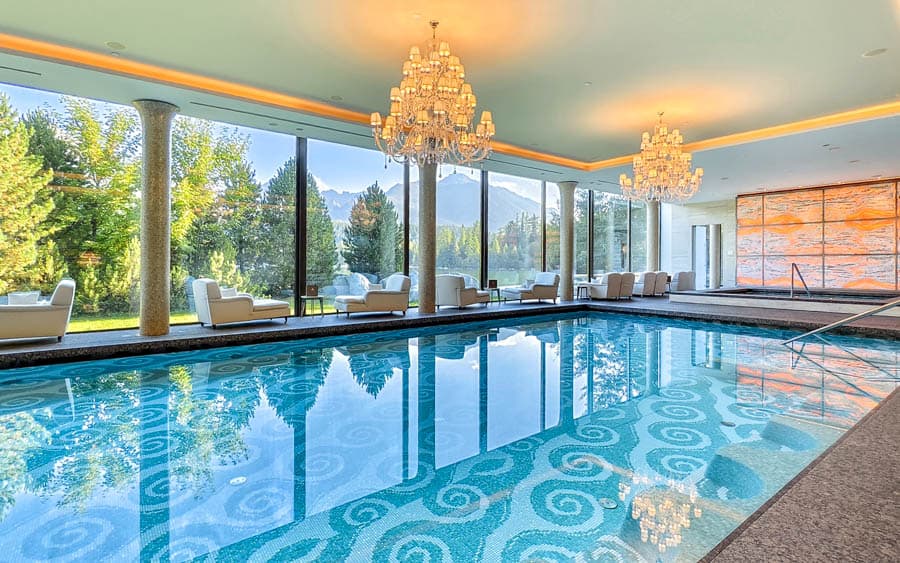 斯洛伐克塔特拉山凱賓斯基大飯店室內泳池