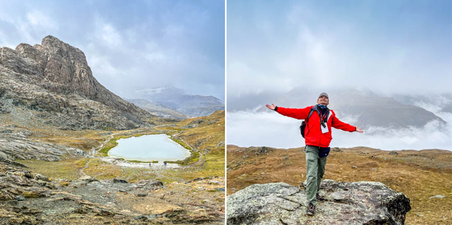利菲爾湖健行步道上的巨石