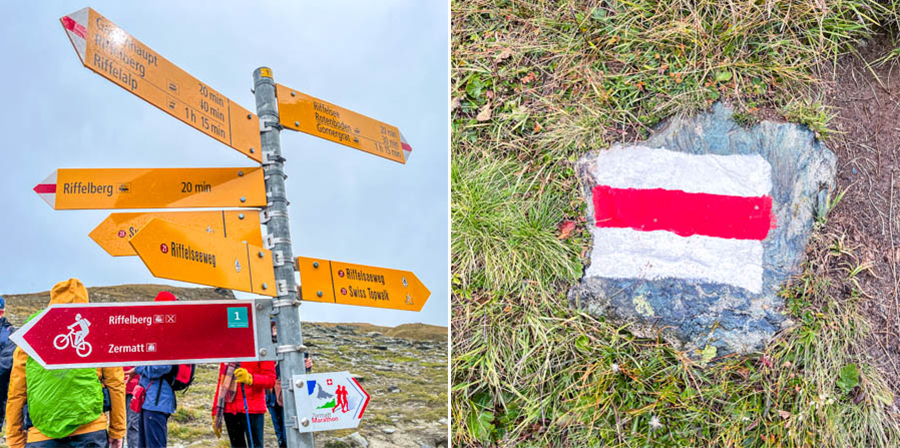 白－紅－白色標識