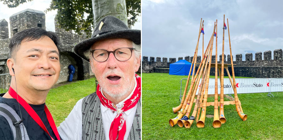 瑞士阿爾卑斯長號的帥氣受訪者